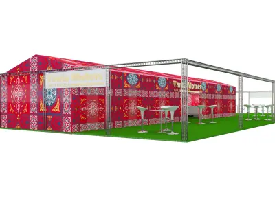 Booth Exhibition Stand a399d 3D model