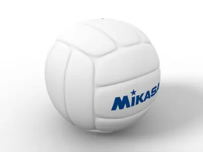 BALL VOLLEY Low-poly 3D model