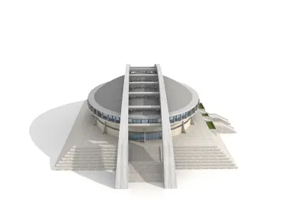 sports complex 3D model