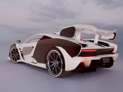 MCLAREN SENNA FULLY RIGGED 3D model