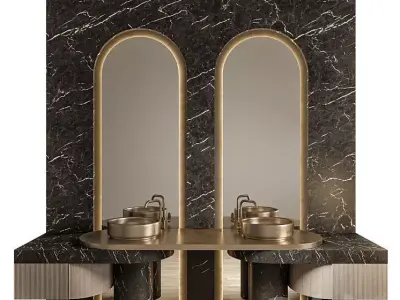 Luxury Bathroom 271 3D model