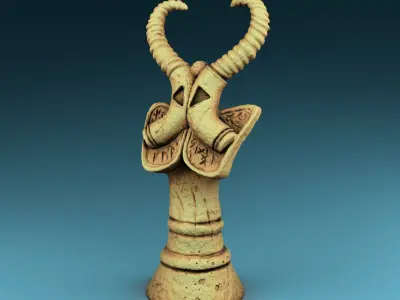 Stylized decor of Middle Ages Set Part 2 3D print model