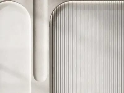 Decorative Wall Composition Arches 3D model