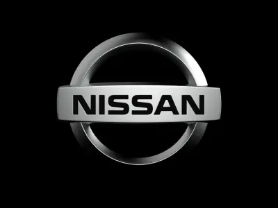 Nissan logo 3D model