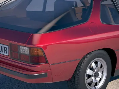 Porsche 924 1976-1988 3D model