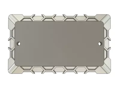 AIRLIFT 3P or 3H Manifold Flat Mount  3D print model