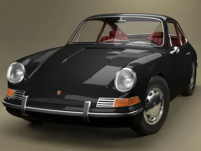 Porsche 911 1968 3D model