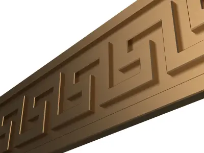 Ornament Element Molding 06 Low-poly 3D model