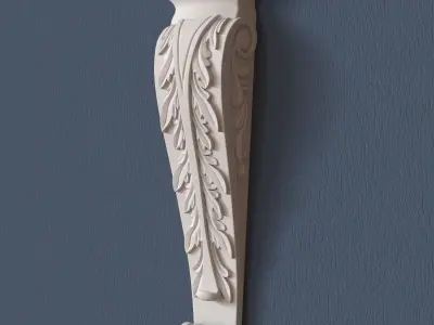 Decorative Corbel 3D model 7