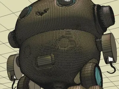Toy Robot Free 3D model