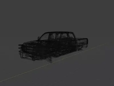 2002 GMC Sierra 2500 HD Crew Cab 3D model