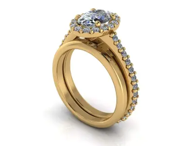 Matching Women Ring R2 3D print model