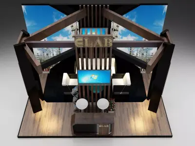  Booth Exhibition Stand a265  3D model