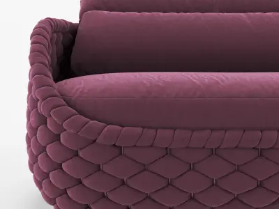 Rapunzel Kenneth Cobonpue Sofa 3D model