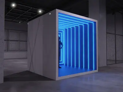 Cube Photo Opportunity 2 3D model