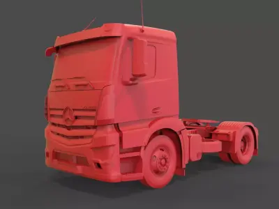 Mercedes Benz Antos 3D print model