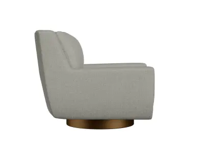 Vinci Lounge Chair 3D model