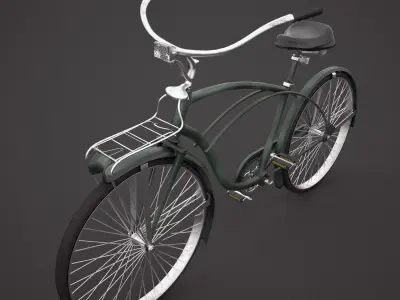 Bicycle vintage - vintage 3D model