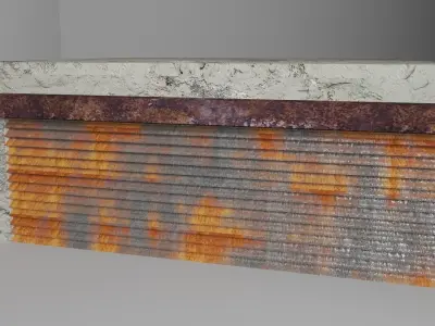 Old Garage  Free 3D model