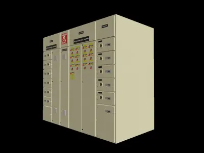 Motor Control Centre Panel 3D model