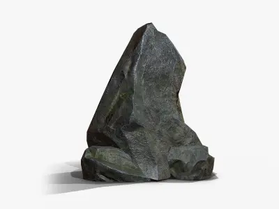 small stone Free low-poly 3D model