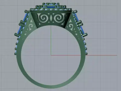 Wedding Ring for Women 3D print model