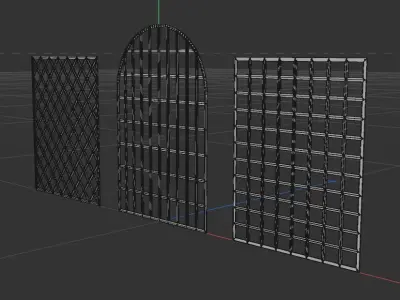 Trellis for climbing plants Free 3D model