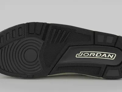 Air Jordan Legacy 312 Low White Sail Black Low-poly 3D model