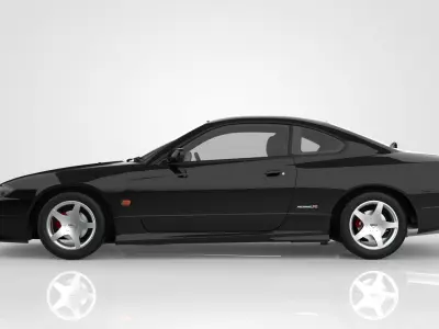 Nissan Silvia 240sx 3D model