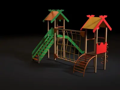 Childrens game complex small 3D model