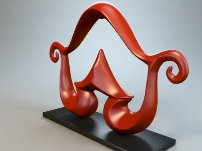 Abstract Figure 3D model 22