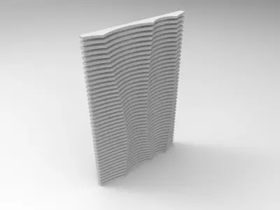 Parametric wall 3D model order