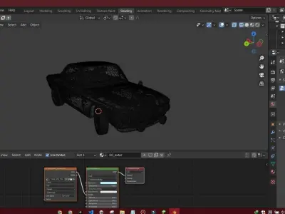 Fulvia Car Model Low Poly Car Low-poly 3D model