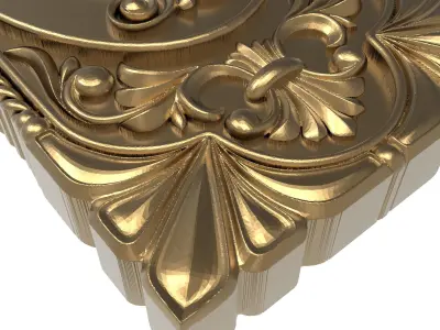  decorative pattern ready for 3D printing 3D model 154