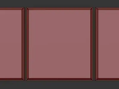 Frames Low-poly 3D model