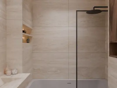 bathroom Low-poly 3D model