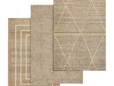 Rug Set 2032 3D model