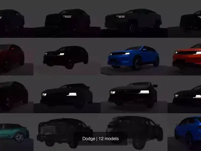Dodge 3D Model Pack