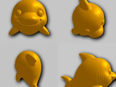 Shark 3D print model