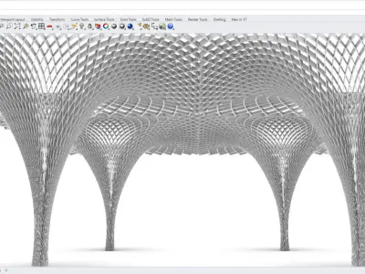 Parametric Column Architecture 3D model