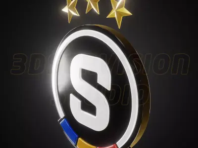 Sparta Pargue logo - Cinematic - 3D print 3D model 3D model