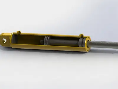 Maquina hidraulica para dobrar eletroduto Low-poly 3D model