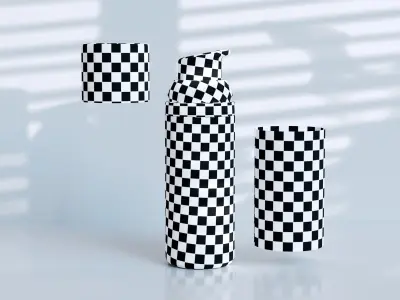 Purifying Foaming Facial Cleanser Low-poly 3D model