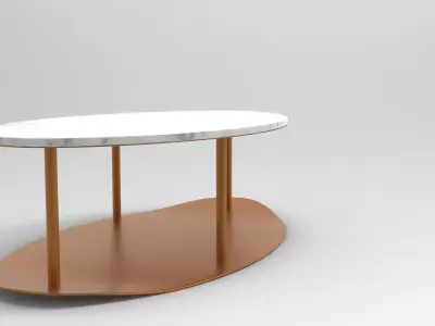 Yuna Side Table Low-poly 3D model