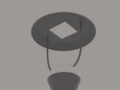 Modern Street LED Lamp Free 3D model