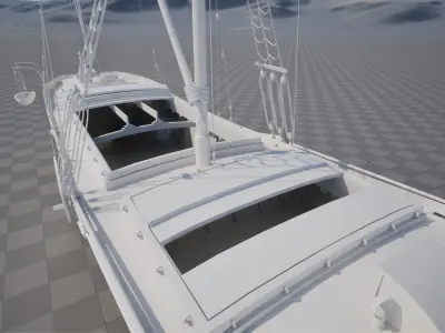 Victorian Thames Barge  3D model