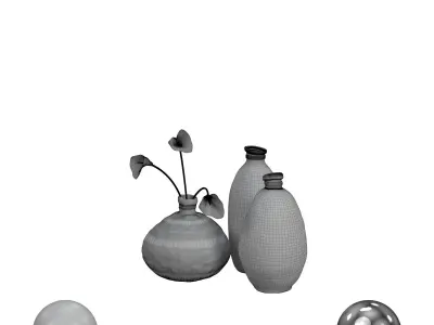 Vases 3D model buy