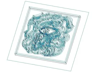 3D Art Surface Modeling - Catch Eyes 3D model