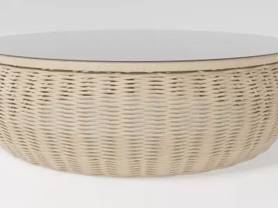 WICKER BASKET17 3D model