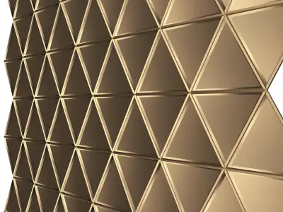 3D Wall Panel 010 Low-poly 3D model